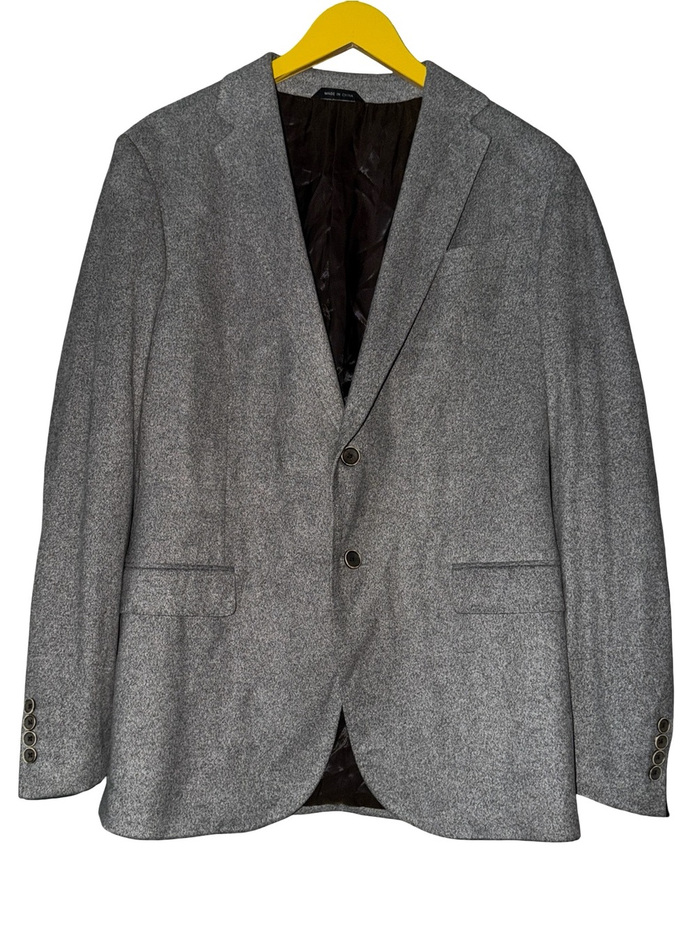 Armani Collezioni gray sueded soft casual unstructured blazer size 40r